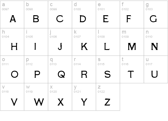 Typo Gothic HPLHS details - Free Fonts at FontZone.net