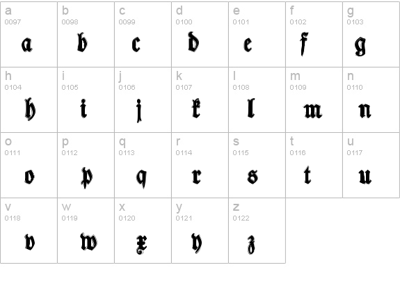 TypographerFraktur Contour details - Free Fonts at FontZone.net