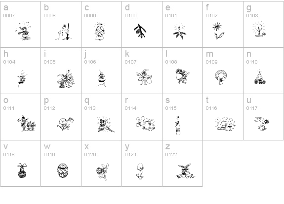 Typographers Holidayfont details - Free Fonts at FontZone.net