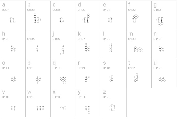 U Honeycombed details - Free Fonts at FontZone.net