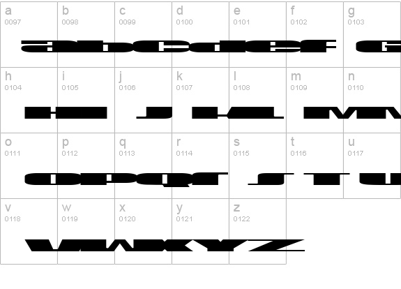 U.S.A. Expanded details - Free Fonts at FontZone.net