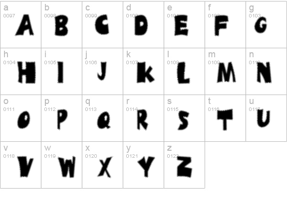 Ufrayd details - Free Fonts at FontZone.net