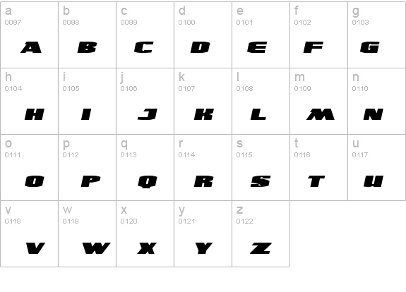 UltraViolent BB Italic details - Free Fonts at FontZone.net