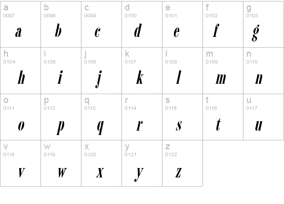 Update 537 Italic details - Free Fonts at FontZone.net