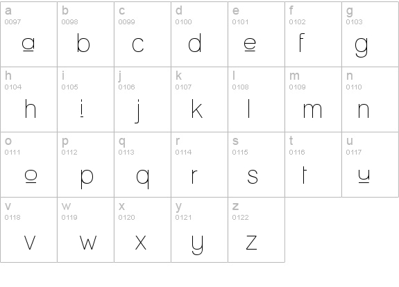 Upper Lane Light details - Free Fonts at FontZone.net