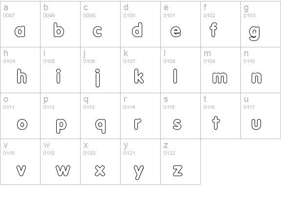 Vagabond Heavy Outline details - Free Fonts at FontZone.net