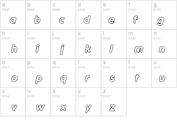 VagabondShadow Italic details - Free Fonts at FontZone.net