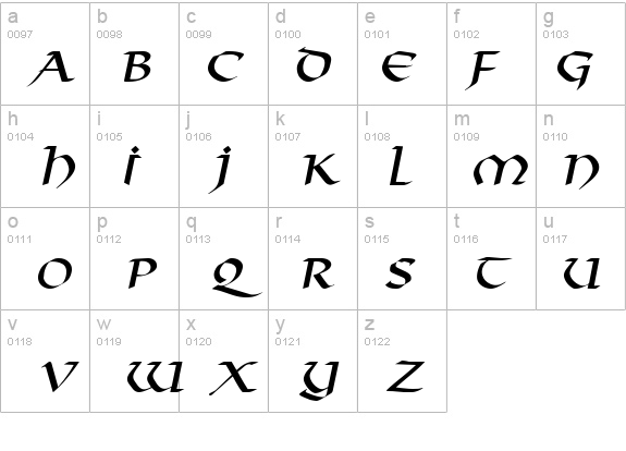 Valhalla Italic details - Free Fonts at FontZone.net