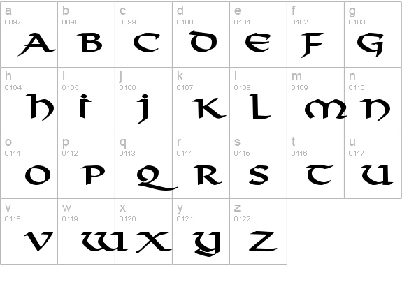 Valhalla Wide Bold details - Free Fonts at FontZone.net