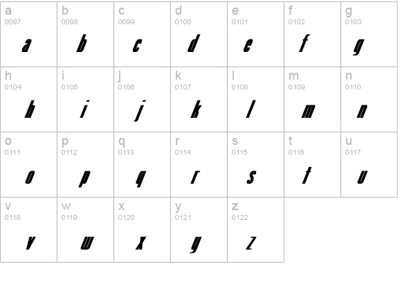 Venus-Normal Ex Bold Italic details - Free Fonts at FontZone.net