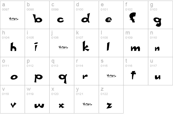 Vertigirl details - Free Fonts at FontZone.net