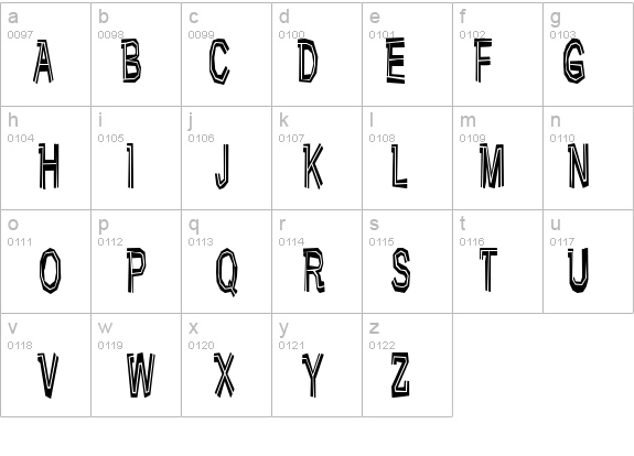 Very bad posture details - Free Fonts at FontZone.net