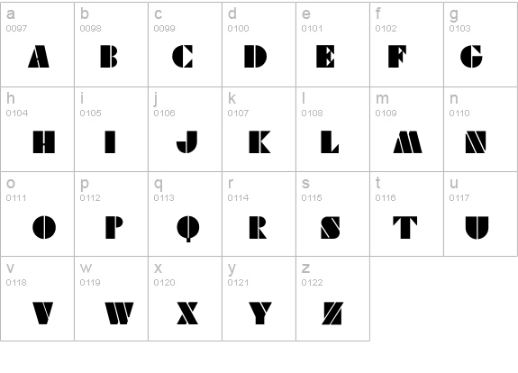 Viking Stencil details - Free Fonts at FontZone.net