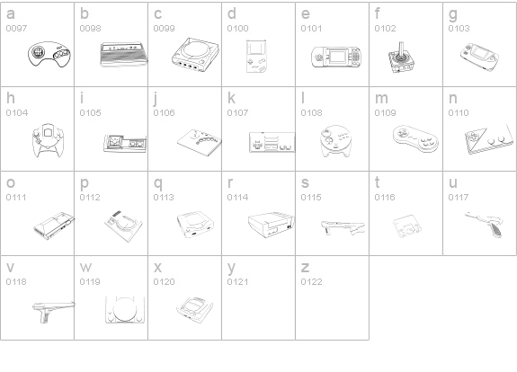 Vintage Video Games details - Free Fonts at FontZone.net