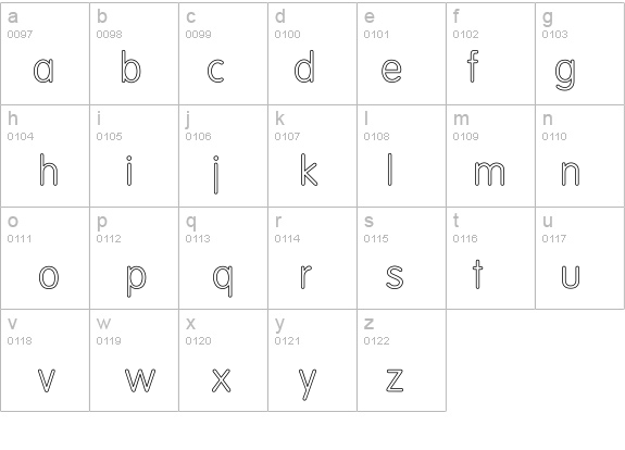 Vogue-Normal Hollow details - Free Fonts at FontZone.net