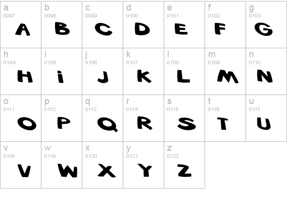 VTC ScreamItLoud Regular details - Free Fonts at FontZone.net