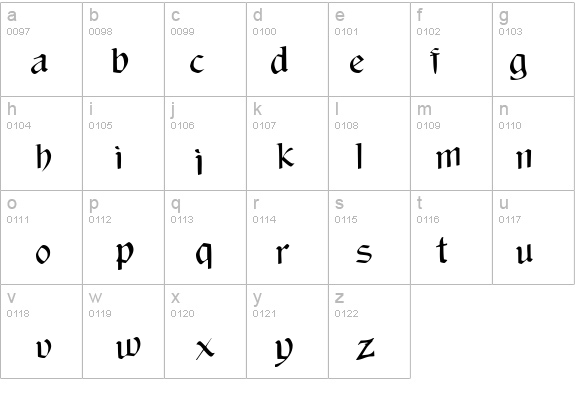 WackyCalligraphic details - Free Fonts at FontZone.net