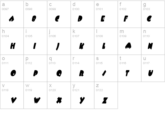 Wampum-Condensed Italic details - Free Fonts at FontZone.net