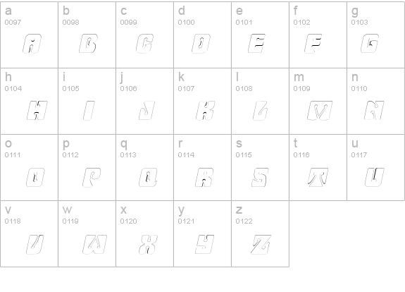 WavyOrnamentalOutline Oblique details - Free Fonts at FontZone.net