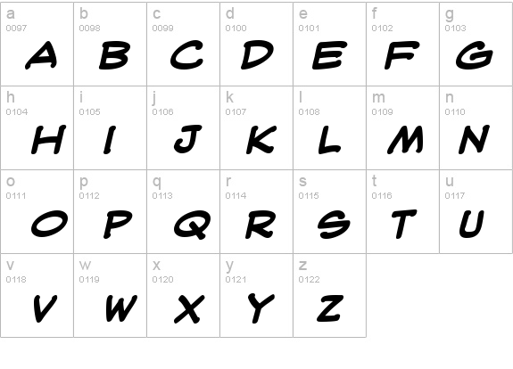 WebLetterer BB Bold details - Free Fonts at FontZone.net