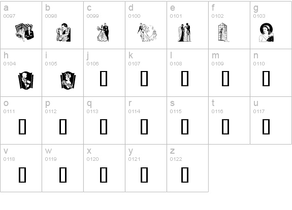 WedDing details - Free Fonts at FontZone.net