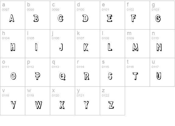 Weird details - Free Fonts at FontZone.net