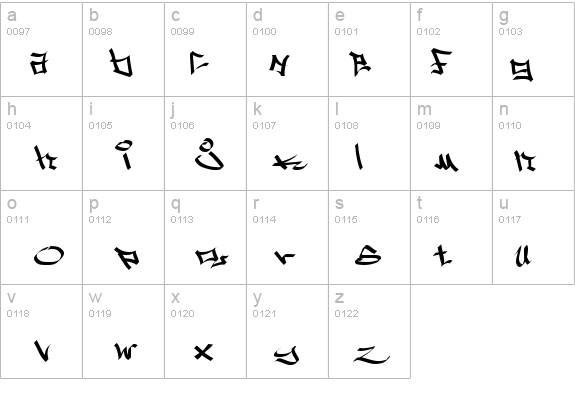 West Side details - Free Fonts at FontZone.net