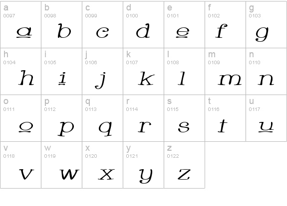 Whackadoo Upper Wide Italic details - Free Fonts at FontZone.net