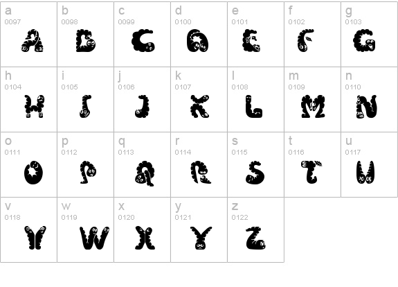 Wibbles details - Free Fonts at FontZone.net