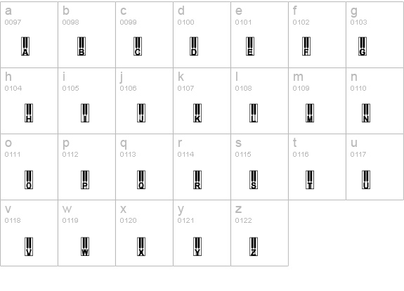WilliesPiano details - Free Fonts at FontZone.net