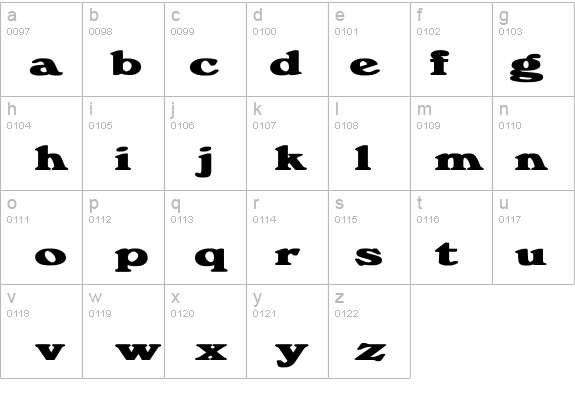 WindsorDemi.fog Ex Bold details - Free Fonts at FontZone.net