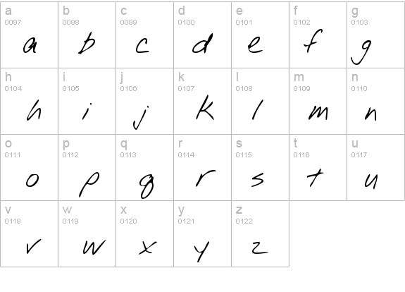 WinstonsHand Regular details - Free Fonts at FontZone.net