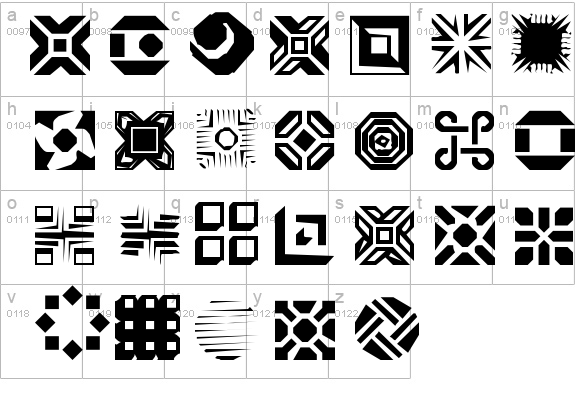 WociDings details - Free Fonts at FontZone.net