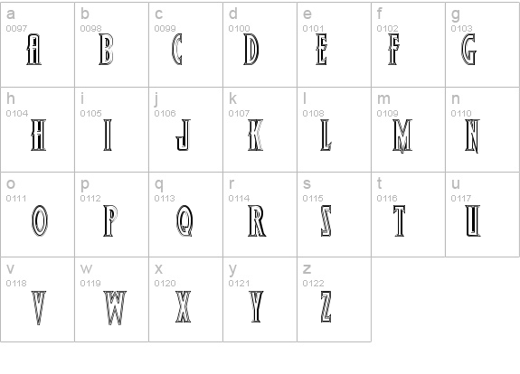 Wolf's Bane Outline details - Free Fonts at FontZone.net