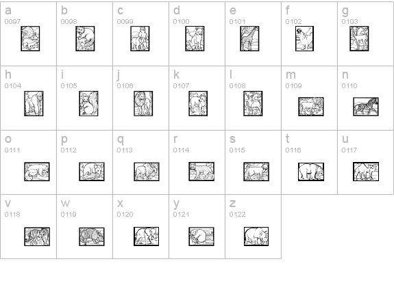 WWAnimalPrints details - Free Fonts at FontZone.net