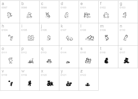 WWBearySpecial details - Free Fonts at FontZone.net