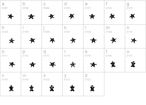 WWGingerbread details - Free Fonts at FontZone.net