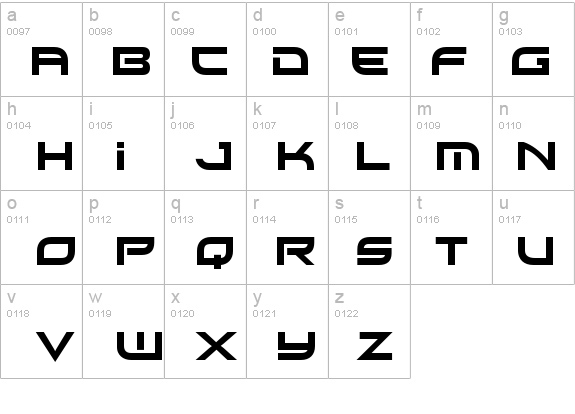 Xirod details - Free Fonts at FontZone.net