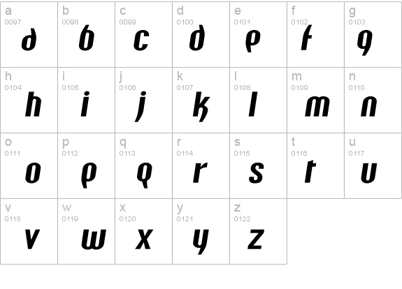 Y2K Analog Legacy Italic details - Free Fonts at FontZone.net