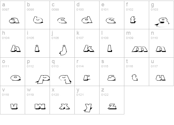 Z Dabble Down details - Free Fonts at FontZone.net