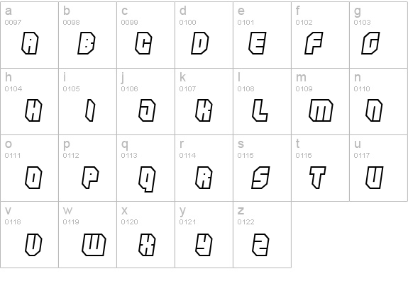 Zipper blues Outline details - Free Fonts at FontZone.net