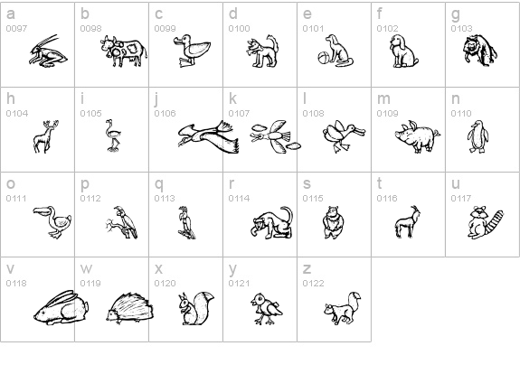 ZooWoodcutsM details - Free Fonts at FontZone.net