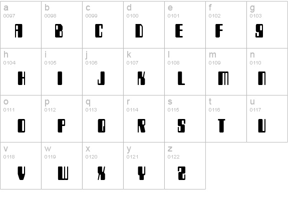 Zyborgs Condensed details - Free Fonts at FontZone.net