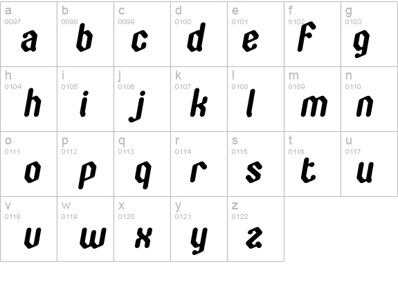 Zygoth details - Free Fonts at FontZone.net