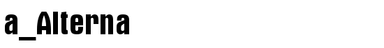 a_Alterna - Download Thousands of Free Fonts at FontZone.net