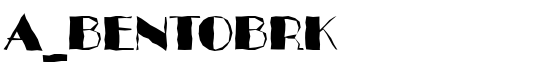 a_BentoBrk - Download Thousands of Free Fonts at FontZone.net