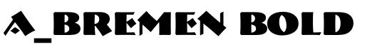 a_Bremen Bold - Download Thousands of Free Fonts at FontZone.net