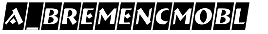 a_BremenCmObl - Download Thousands of Free Fonts at FontZone.net