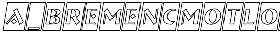 a_BremenCmOtlObl - Download Thousands of Free Fonts at FontZone.net