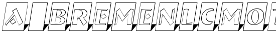 a_BremenlCmOtl3DSh - Download Thousands of Free Fonts at FontZone.net